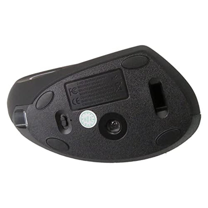 Wireless Ergonomic Mouse, Jelly Comb Rechargeable 2.4G Bluetooth Vertical Mouse Switch to 3 Devices Optical Mice with 6 Buttons 3 Adjustable 800/1200/1600 DPI Levels for Laptop, PC, MacBook