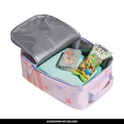 adidas Kids Santiago Lunch Bag for Girls & Boys – Insulated Cooler Lunchbox, 8L - color: 4.0/Shooting Stars Distilled Pink/ Violet Tone Purple/ Semi Frozen Turbo Pink