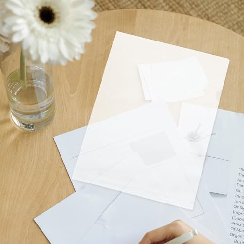 DOITOOL 20pcs Sheet Protectors for Binders, Pp Material with Quick Identification, for Office Papers and Study Materials, Sturdy and Heavy Duty Sleeve Protectors