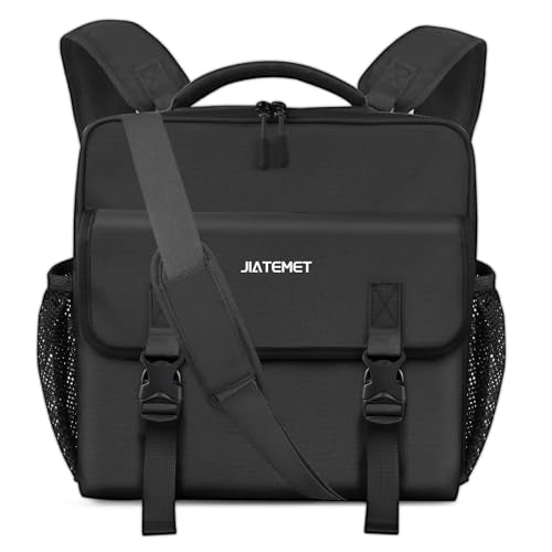 3 Ring Zipper Binder Bag for 700+ Sheets Capacity Detachable Backpack Straps & Shoulder 14 Inch Laptop for and Office（Black - color: Dark Black