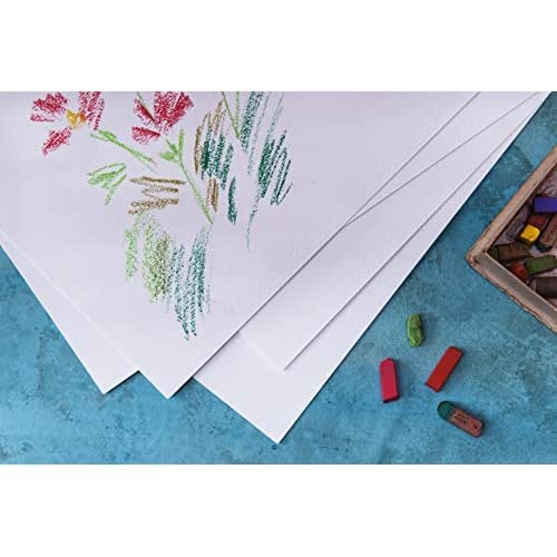 Canson "C à Grain A4 224g White Drawing & Sketching Paper Pad, 30 Sheets, Fine Grain Texture, Glued on Short Side, for Professional Artists - size: A4, style: 224gsm