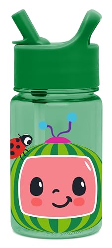 Simple Modern CoComelon Kids Water Bottle Plastic BPA-Free Tritan Cup with Leak Proof Straw Lid | Reusable and Durable for Toddlers, Boys | Summit Collection | 12oz, CoComelon Watermelon - color: CoComelon: Watermelon, style: Straw Lid | 12oz