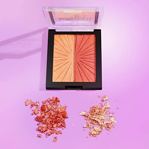 Wet n Wild MegaGlo Blushlighter, Blendable Blush & Highlighter Set, Shimmery Metallic Finish, Highlight Bling - color: 2- Highlight Bling