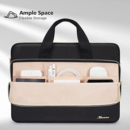 KIZUNA Laptop Sleeve Case 17 Inch Computer Carrying Handbag for LG gram 17/17.3" MSI 17/Dell G7/17 IdeaPad 3i Gen7/17.3" HP ProBook 470/17.3" Legion 5 / 5i,Black - color: Black, size: 17 Inch