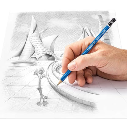 STAEDTLER Mars Lumograph 2B Graphite Art Drawing Pencil, 6 Pencils - style: 2B