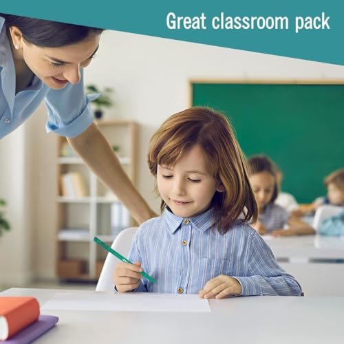 EXTRIC Mechanical Pencils 0.7mm with Erasers, Medium Point Lead, HB #2, Assorted Barrels, 48 Count Bulk Pack for Office and School Supplies - size: 48 Count (Pack of 1)