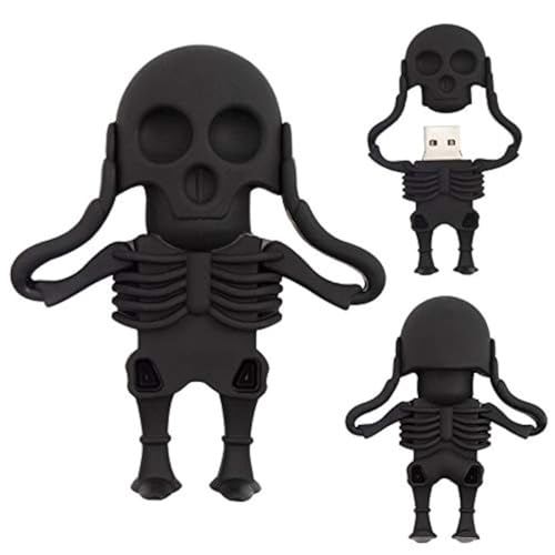 Cool USB Flash Drive 16GB Skeleton Shape Thumb Drive Computer Memory Stick Data Storgage Gift Pendrive for Teachers, Students, Family and Friends - color: Skeleton shape, size: 16GB