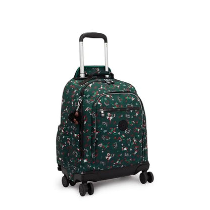 Kipling New Zea Printed 15" Laptop Rolling Backpack - color: Soccer Print