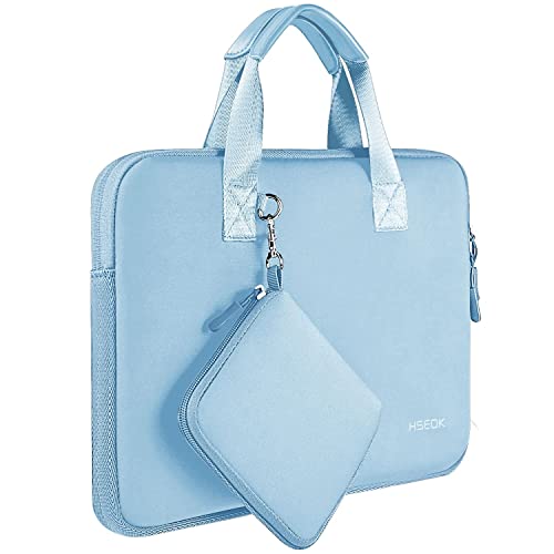 Hseok Laptop Sleeve 13.3-14 inch Case with Small Pouch, Neoprene Computer Bag Compatible with MacBook Neo/Pro 14 M5/M4/M3/M2/M1, Mac Air/Pro 13.3, XPS 14 and Most 13-14 inch Notebooks,S02B01 - color: S02B01, size: 13"-14"