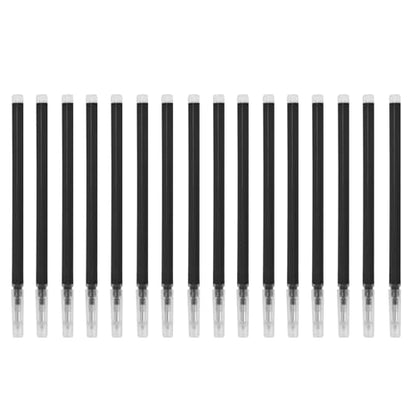 16 Pcs 0.7 mm Erasable Pen Refills Compatible for Pilot FriXion, Friction Heat Erasable Gel Ink Refill, Replaceable Medium Fine Point clicker Refill Stationery (Black) - style: Black