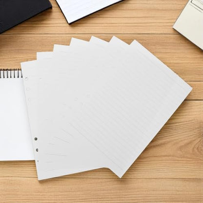 KALLORY A5 Lined Paper Refills for Binder Notebook – 225 Sheets Loose Leaf Planner Filler Paper, College Ruled Inserts for Daily Journal and Diary Use