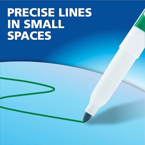 EXPO Dry Erase Markers, Low Odor Ink, Black, Fine Tip, 36 Count - Easily Erases, Ideal for Classroom, Home, Office, Back to School, Teacher Supplies - size: 36 Count