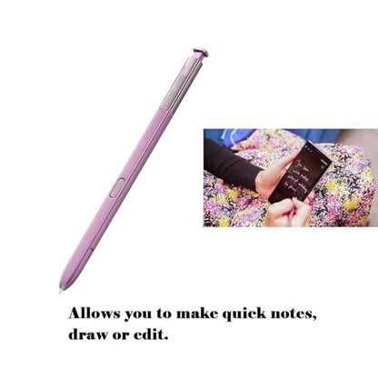 Galaxy Note 9 S Pen Replacement for Samsung Galaxy Note 9 Pen,Galaxy Note 9 Stylus Pen Replacement for Samsung Galaxy Note 9,Without Bluetooth(Lavender Purple) - color: Lavender Purple
