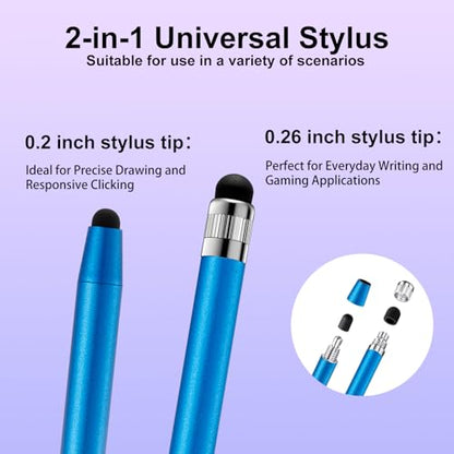ChaoQ Stylus Pen for Touchscreen, 9pcs High Sensitivity and Precision Stylus Pen for iPad iPhone Android and All Touch Screens - color: 9 Mix Color