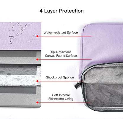 16 Inch Laptop Sleeve Case for 16 Inch HP Lenovo ASUS Acer Dell/Lenovo Yoga 7i/ HP Pavilion Envy/Acer Swift/ASUS Vivobook/Dell Computer Bag, Purple - color: Purple, size: 15.6 Inch