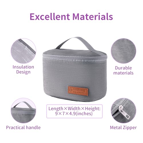 Bento Lunch Box Set -2 Stackable Adult And Women's Lunch Boxes - Including Lunch Bag, Leak Proof And Bisphenol Free A - Built-In Cutlery Set - Dishwasher Safe (Purple) - color: purple
