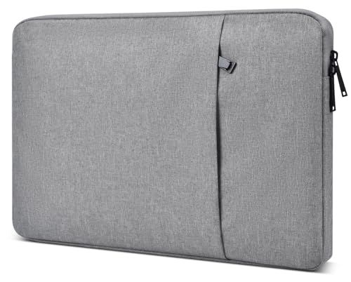 Portable Monitor Sleeve 18.5 inch, Padded Shockproof Carrying Case Compatible with Most 18.5-in Portable Display Monitors, Water-Resistant Monitor Bag Cover with Accessory Pocket Bag -Gray - color: Gray, size: 18.5 Inch