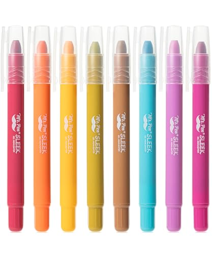 Mr. Pen- No Bleed Gel Highlighters, Dark Sunshine & Smiles, 8 Pack | Bible Highlighters and Pens No Bleed, Bible Markers for Study, Journaling, School Supplies and Accessories - color: Dark Sunshine & Smiles, size: 8 Pack