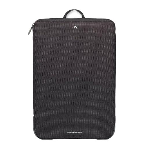 Brenthaven Tred Carry Slim Sleeve with Handle Fits 11-inch MacBook Laptops Chromebook Tablets - Durable Lightweight Secure Protection for Students Professionals Office Business or Personal Use - Black - size: 11-inch