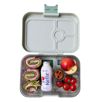 Yumbox Panino Leakproof Bento Lunch Box (Sage Green with Jungle Tray) | Sandwich Size, Removable Tray, Lightweight, Compact, Fits Standard Lunch Bags, Easy to Clean - color: Sage Green Jungle