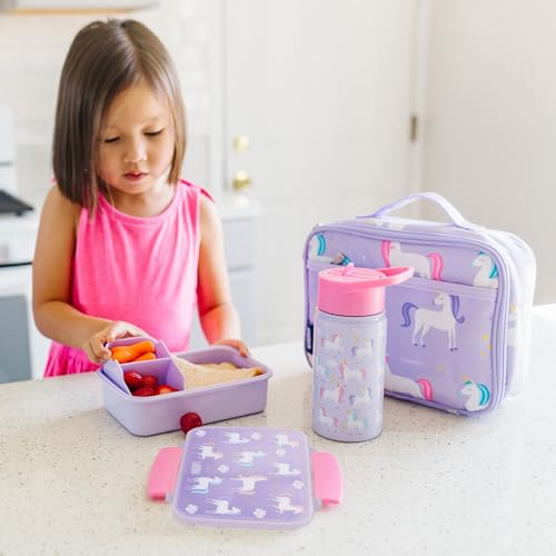 Wildkin Reusable Food Container for Kids – Airtight, Leak Resistant, Dishwasher Safe - Unicorn