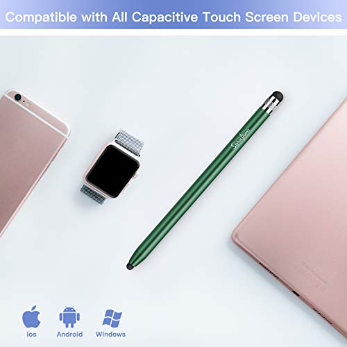 StylusHome Stylus Pens for Touch Screens (3 Pcs), Sensitivity & Precision Stylus, 2 in 1 Capacitive Stylus with 6 Extra Tips for iPad iPhone Tablets Samsung Galaxy All Universal Touchscreen Devices | For iPad iPhone Tablets Samsung Galaxy All Universal To