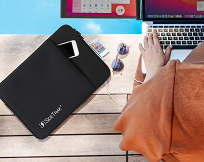 SideTrak Portable Monitor & Laptop Case Sleeve | Compatible with Slide & Swivel Monitors and 15” Laptops | Built-in Pocket | Durable & Stretchy Neoprene Material | 15x12 - size: 15x12
