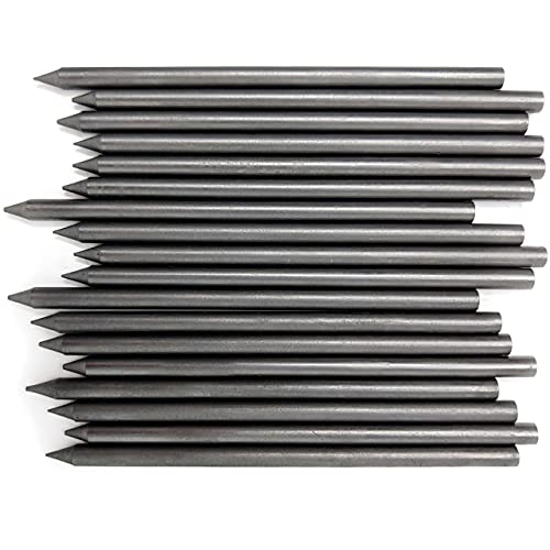 June Gold 5.6 mm, 18 Lead Refills, 4B, 120 mm Length, Sturdy Carrying Case | Extreme Bold Thickness, Sketching, Shading, Blending, Construction, Carpentry - color: 4b Graphite, style: 5.6 mm