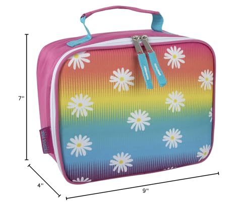 Trail maker Kids School Lunch Box Insulated for Boys, Girls | Fun Insulated Lunch Bag for Kids, School, Camp, Sports (Dancing Daisies) - color: Dancing Daisies