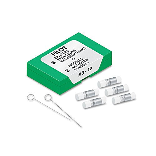 Pilot (70001) MS-10 Eraser Refill, Sold as Two Packs of Five: Total of 10 Each