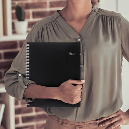 Mead Planner 2026-2027 Weekly & Monthly Academic 15-Month April-June, 8.5" x 11", Black (CAW62005) (Pack of 12) - color: Black, size: 8.5"W x 11"H (Pack of 12), style: 2026-2027