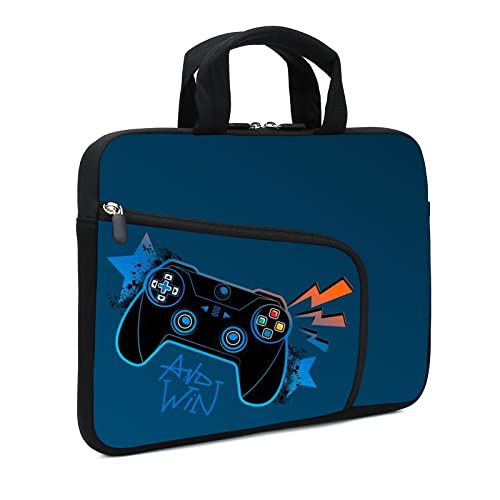 Laptop Sleeves 14-15.6 Chromebook Case Ultrabook Case Notebook Sleeve Handle Sleeve for Men Women, Two Pockets (XM-3-16) - color: XM-3-16