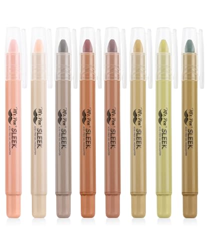 Mr. Pen- No Bleed Gel Highlighters, Assorted Colors, 8 Pack | Bible Highlighters and Pens No Bleed, Bible Markers for Study, Journaling, School Supplies and Accessories - color: Vintage Colors, size: 8 Pack