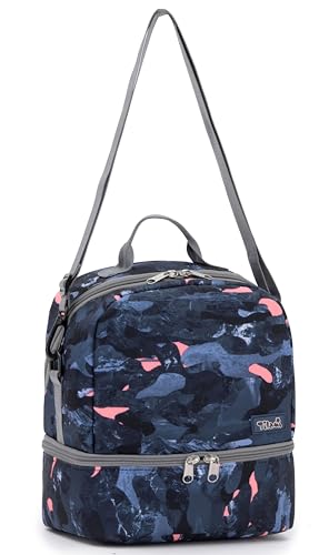 NEW TILAMI Kids Lunch Bag Double Insulated for tilami Rolling Backpack Girls Boys forTravel School Picnic, Spotted Camo Blue - color: Spotted Camo Blue