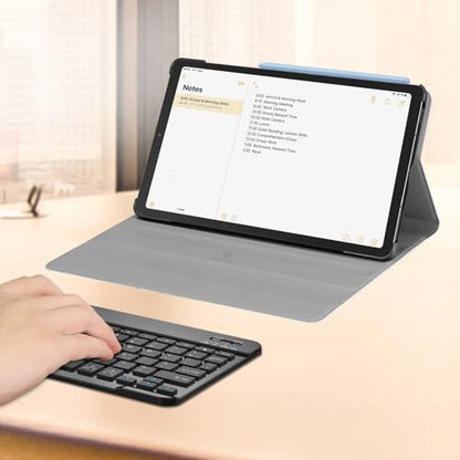 FINTIE Keyboard Case for Samsung Galaxy Tab S6 Lite 10.4 Inch 2024/2022/2020, Slim Stand Cover with Secure S Pen Holder Detachable Wireless Bluetooth Keyboard, Black