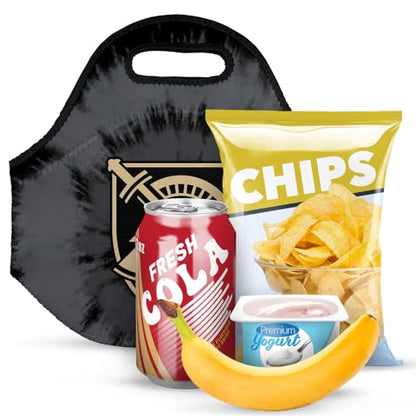 Campus Lab Us Military Academy Tie-Dye Soft Neoprene Lunch Bag, Lightweight - color: Army Black Knights