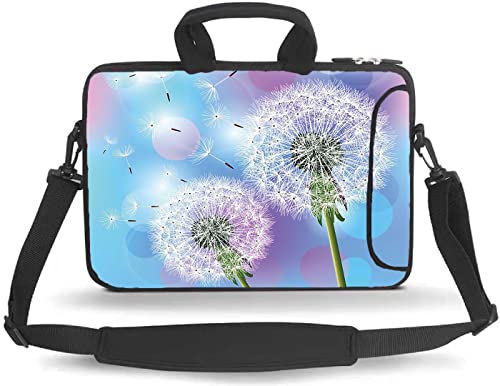 Messenger Bag Carrying Case Sleeve with Handle Accessory Pocket Fits Laptops/Notebook/ebooks/tablet/ipad (Dandelion, 13-13.3 inch) - color: Dandelion, size: 13-13.3 inch