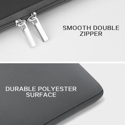 RAINYEAR 13 Inch Laptop Sleeve Compatible with 13.3" MacBook Air/Pro M1 M2 M3 M4 M5 A3449 A3240 A3113 A2681 A2338 Case Bag with Front Pocket Accessories Pouch (Gray, Upgraded Version) - color: Gray(Upgraded Version), size: 13"