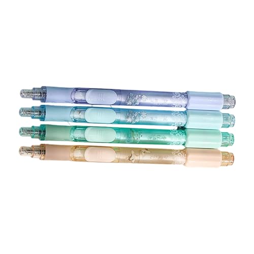 4 Pcs Quick Drying Gel Inks Pen Smooth Writing Tool Retractable Back to School Supplies for Students Inks - color: A