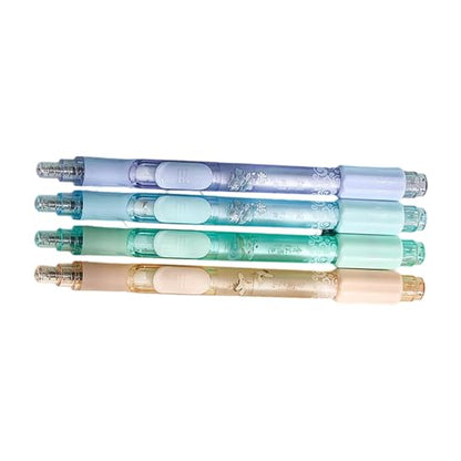 4 Pcs Quick Drying Gel Inks Pen Smooth Writing Tool Retractable Back to School Supplies for Students Inks - color: A