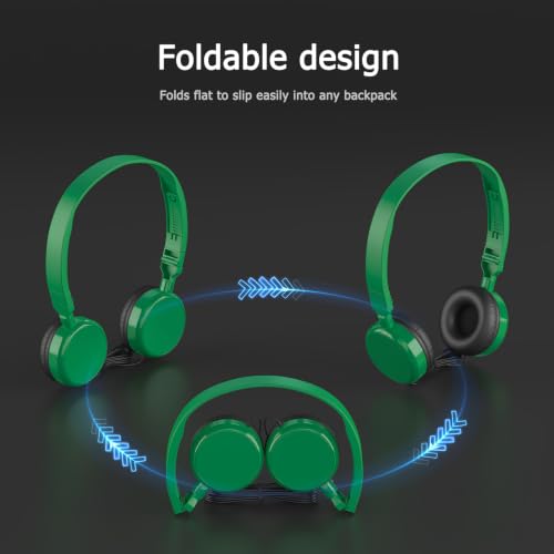 Keewonda 8-Pack Bulk Classroom Headphones 85dB Volume Limited 3.5mm Jack School Headsets for Students Adults - size: 8Pack