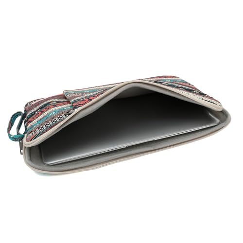 Laptop Sleeve 13.3 inch14 Inch, 15.6inchWater Resistant Traveling Computer Cover with Handle, Shockproof Protective Carrying Laptop Case (Y8-Red Bohemia, 12.5 inch-13.5 inch) - color: Y8-Red Bohemia, size: 12.5 inch-13.5 inch