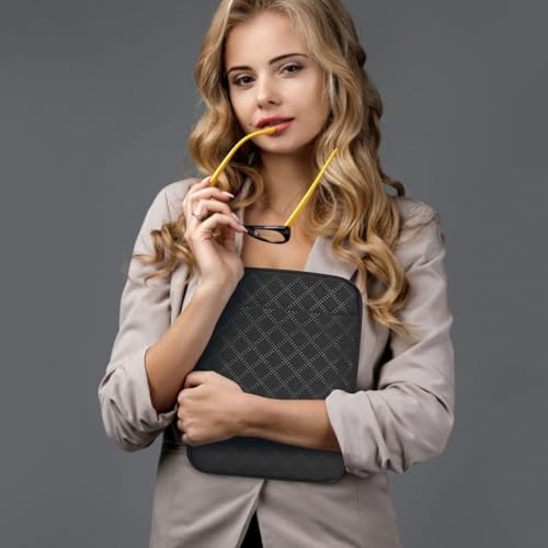 Tablet Sleeve Pouch for 9-11 Inch Tablets, Padded Case Bag for iPad Pro 11-in (M4), iPad 10.9 (10th Gen), iPad Air 11-in (M2), Galaxy Tab S9/S8, Portable Cover with Front Pocket (Black)