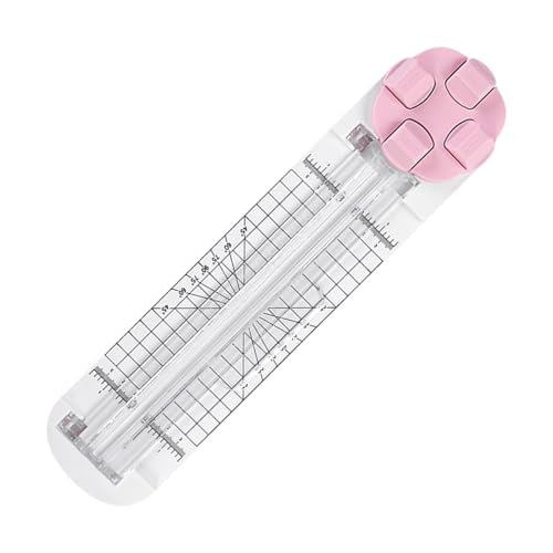 Paper Trimmer - 4 in 1 Photo Cutter, Multi Function Craft Tool, Precision Cutting Device | Blade for Scrapbooking School Office Classroom Wrapping Packaging Label Coupons Picture