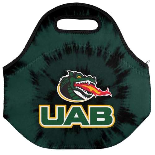 University Of Alabama At Birmingham Tie-Dye Soft Neoprene Lunch Bag, School - color: Alabama-Birmingham UAB Blazers