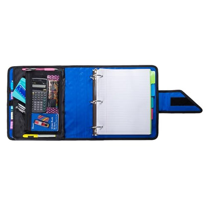 Case-It The Open Tab Secure Seal 2-Inch Binder, 5-Color Tabbed Expanding File, S-826-A Midnight Blue, 4 Pack - color: Midnight Blue, size: 4 Pack