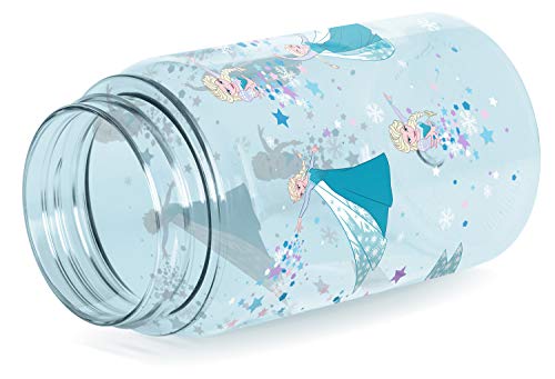 Simple Modern Disney Frozen Kids Water Bottle Plastic BPA-Free Tritan Cup with Leak Proof Straw Lid | Reusable and Durable for Toddlers, Girls | Summit Collection | 12oz, Frozen Elsa's Snowflake - color: Disney: Frozen Elsa's Snowflake, style: Straw Lid |