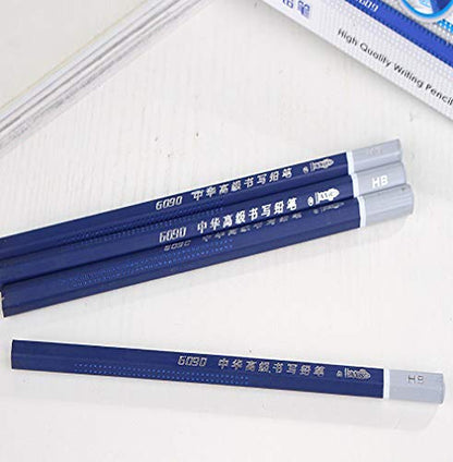 YYMIYU 12 new non-slip 2H writing pencils log drawing pencils