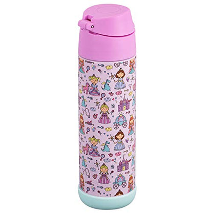 Snug Insulated Kids Water Bottle with Straw & Spout – Double-Wall Stainless Steel, Leakproof, Easy-Flip Lid – For School, Travel, Toddlers & Big Kids - Princess, 17oz - color: Princess, size: 16.9 Ounces