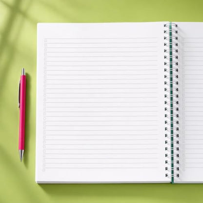 Gotcha Covered Notebooks Softcover Not Everything 8.5" x 11" Motivational Spiral Notebook/Journal, 120 Checklist Pages, Durable Gloss Laminated Cover, White Wire-o Spiral. Made in the USA - color: Not Everything